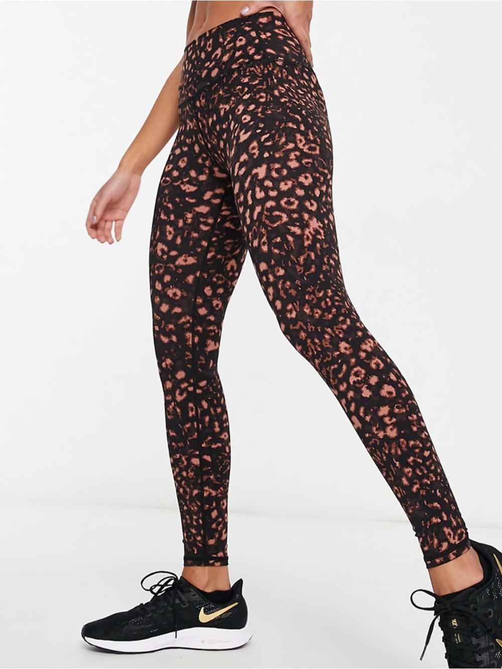 Varley Luna Leopard Print Leggings size small